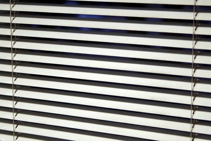 Blinds — close-up of horizontal slats